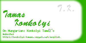 tamas konkolyi business card